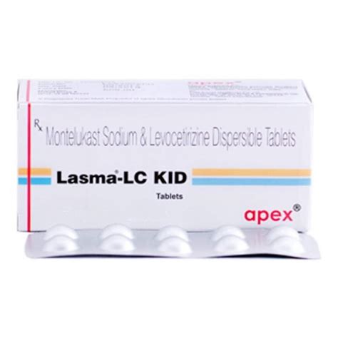 Lasma-LC Kid 2.5mg/4mg - Strip of 10 Tablets : Amazon.in: Health ...