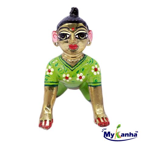 Buy Fine Brass Bal Radha Rani Idol online at MyKanha.com