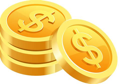 gold coin money symbol icon 19051628 PNG
