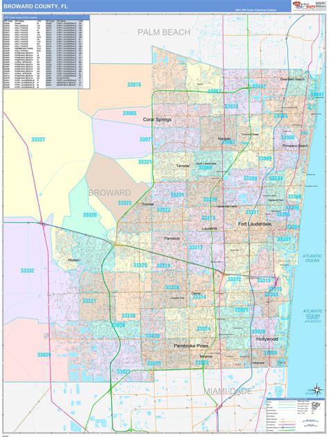 Broward county cities map