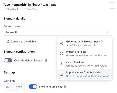Test Data Variables in BrowserStack 的图像结果