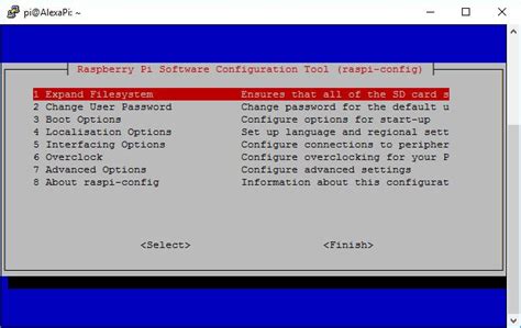 Image result for Raspberry Pi Config Menu