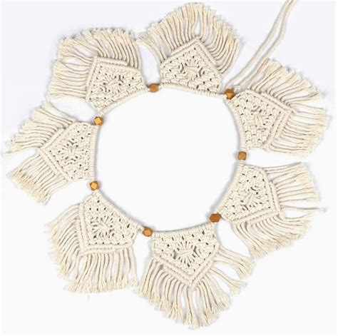 Babymoon Macrame Photography Wall Hanging Banner - White – BABYMOON