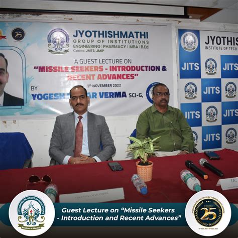 Guest Lecture On “Missile Seekers – Introduction and Recent Advances ...