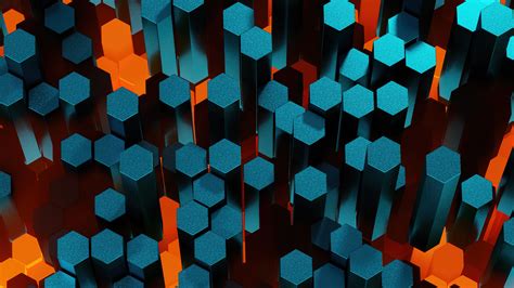 🔥 Free Download Hexagon 3d Abstract Wallpaper 4k Hd Pc 2450f by ...
