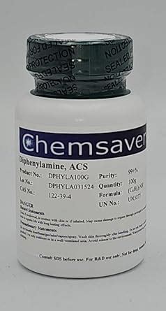 Diphenylamine, ACS, 99+%, 100g : Amazon.in: Industrial & Scientific