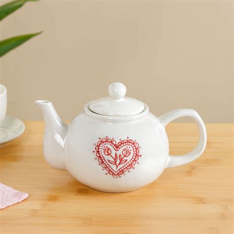 Hearty Ceramic Tea Cup And Saucer Set Of 2 White 200ml Online - Premium ...