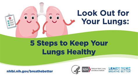 Keep Your Lungs Healthy Infographic Northwestern Medicine Nutrition