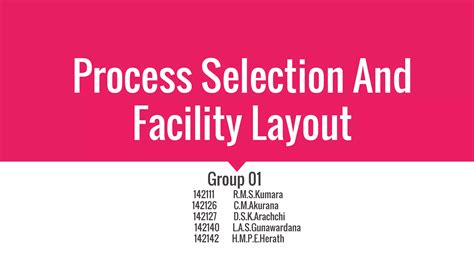 Process Selection and Facility Layout 的图像结果