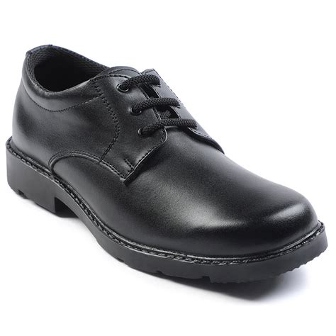 Buy Prefect Black Non Lacing Uniform School Shoes For Kids S/BOY-LS N ...