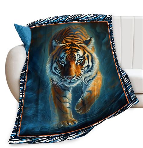 Amazon.com: Mexican Tiger Blanket Wild Animal Print Throw Blankets for ...