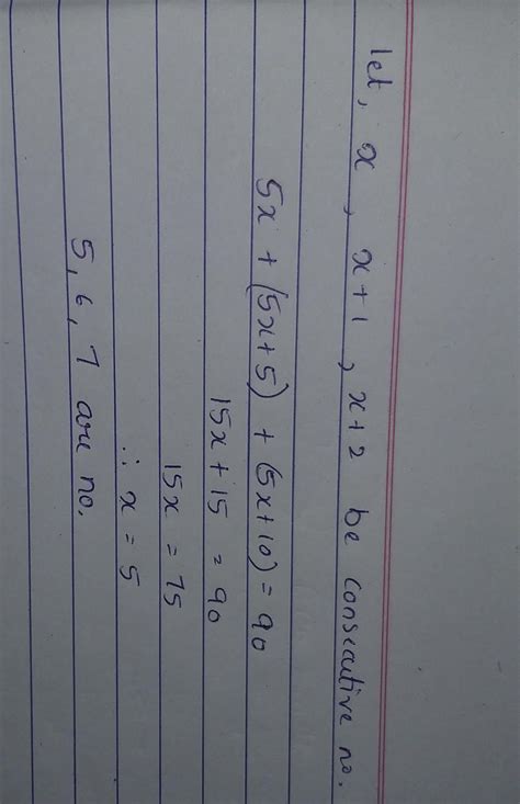 the sum of three consecutive multiples of 5 is 90 .find the numbers ...