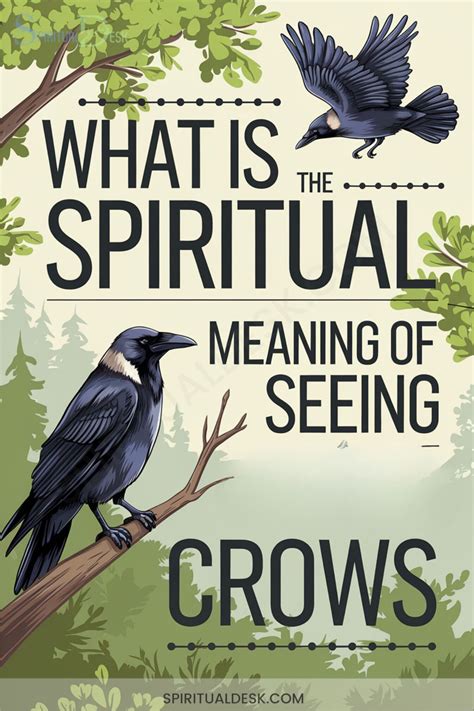 Seeing Crows? Spiritual Meaning & Symbolism in 2025 | Spiritual meaning ...