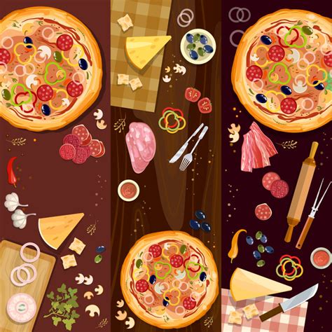 图片素材-制作比萨木制桌面上的比萨新鲜配料商业-jpg格式-未来素材下载