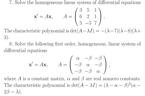 Image result for Homogeneous Linear System