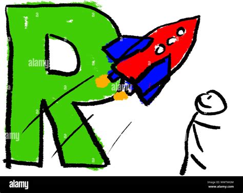 Letter R Drawing