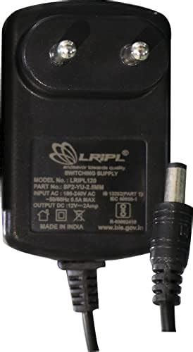 LRIPL120 Power Adapter Charger 12V 2Amp (2.5mm PIN) for DTH(TATA Sky ...