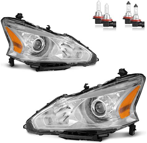 Amazon.com: KarSpareHub Headlights Assembly for 2013 2014 2015 Nissan Altima 4-Door Sedan ...