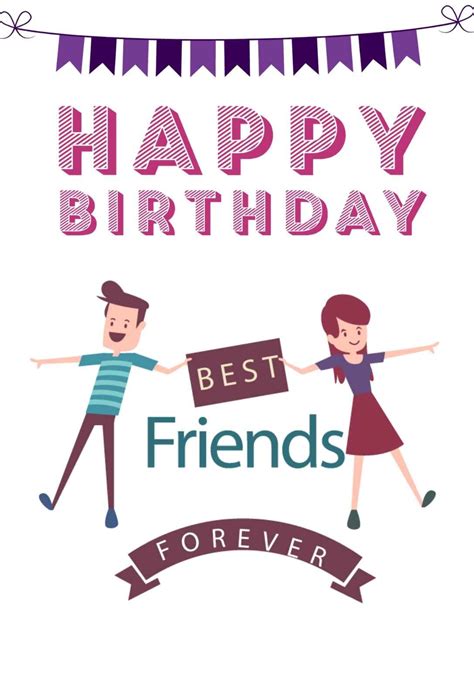 23 Printable Birthday Cards for a Friend or Best Friend — PRINTBIRTHDAY ...