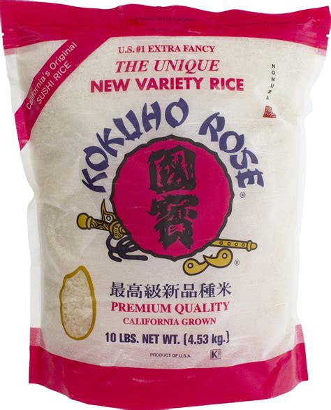 Amazon.com : Kokuho Rose Rice, 10-Pound : Rice Produce : Grocery ...