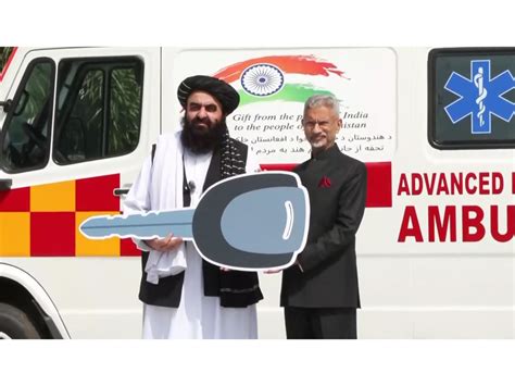"Gesture of goodwill": EAM Jaishankar hands over five ambulances to ...