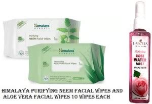 HIMALAYA PURIFYING NEEM & MOISTURE ALOE VERA FACIAL WIPE (20 Tissues ...