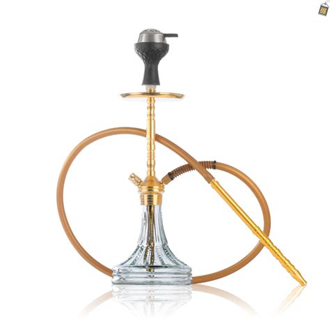 Buy Fighter Hookah R2 - Gold Stem / Transparent Asterisk Base | VG ...