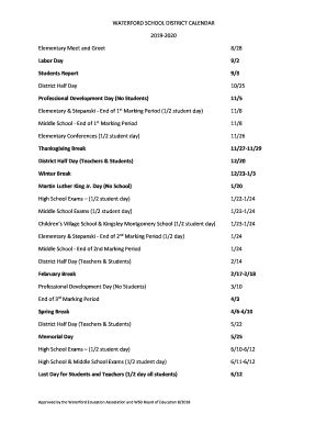 Waterford School Vt Calendar 2021- 2022 - academic calendar 2022