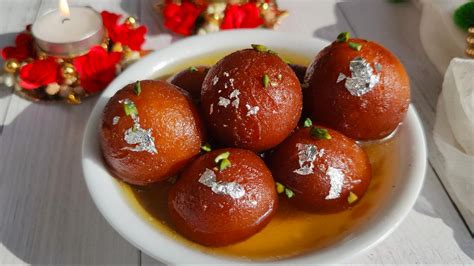 Easy Gulab Jamun Recipe - The Artistic Cook