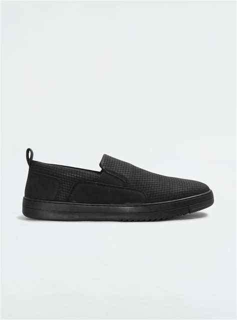 Buy Men Woven Textured Slip-On Shoes Online at just Rs. 1299.0 ...