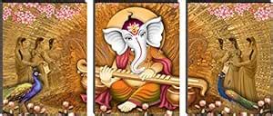 Masstone Lord Ganesha Religious HD Digital Re-Print Self Adhesive 6mm 3 ...