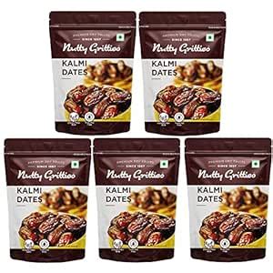 Nutty Gritties Premium Kalmi Dates -1.75 Kg | Juicy & Delicious Khajoor ...