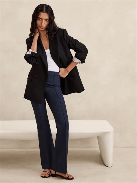 Flare Everywhere Ponte Pant | Banana Republic