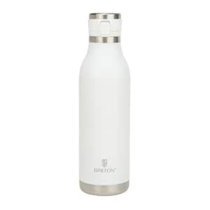 Briiton Activo Stainless Steel Water Bottle - 750ml | White | Copper ...