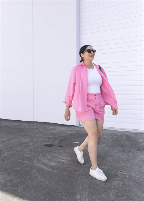 Pink Shorts Set for Summer - Lil bits of Chic