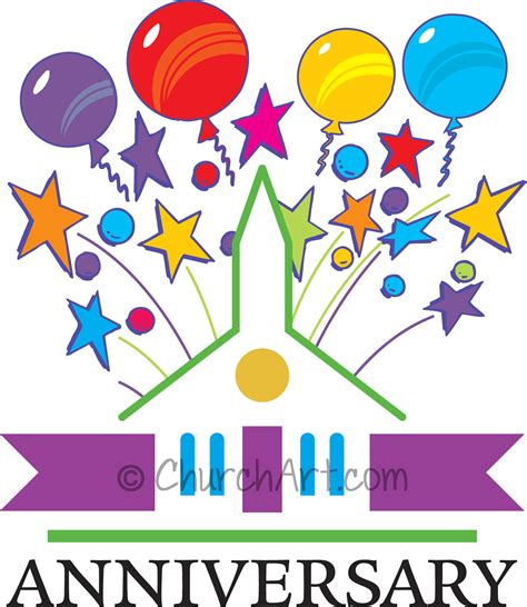 Church Anniversary Program Clip Art