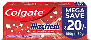 Colgate Max Fresh, Spicy Fresh Red Gel Toothpaste - 300gm Toothpaste ...