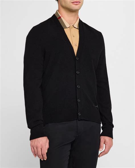 Burberry Men's Cashmere Cardigan Sweater | Neiman Marcus