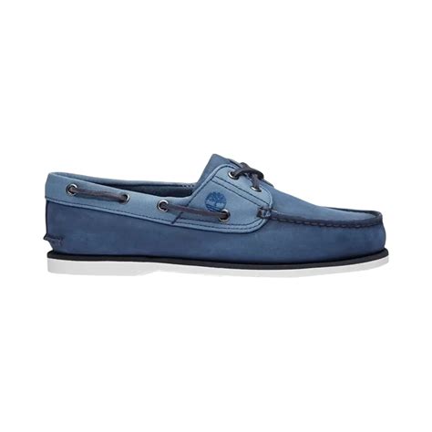 Timberland 2-Eye Classic Boat Shoe Dark Blue Nubuck | Hype Fly India