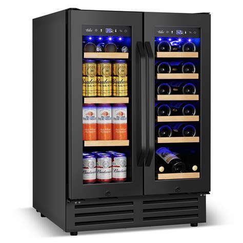 Amazon.com: Wine and Beverage Refrigerator Black, 24 Inch Beverage ...