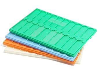Plastic Microscope Slide Tray; 20 Capacity, Pack of 4 : Amazon.in ...