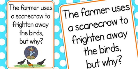 Scarecrow Scare Away Birds Poster (teacher made) - Twinkl