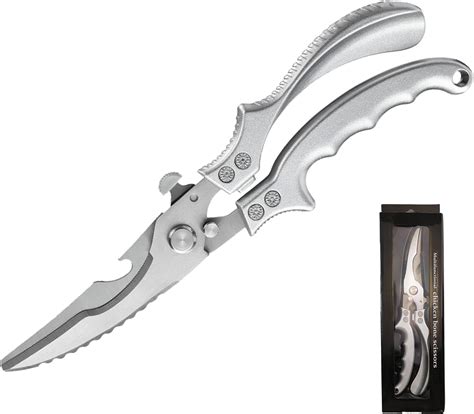 Amazon.com: Heavy Duty Stainless Steel Bone-Cut Scissors, Multipurpose ...