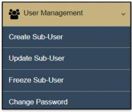 Create, Manage and Freeze Sub-user on the e-Way Bill portal
