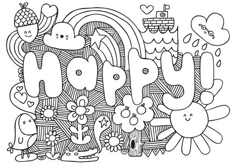 Collection of Free Coloring Pages For Teens - Free Printable