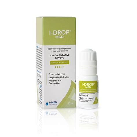 Gel Eye Drops - I-DROP® PUR GEL For Premium Dry Eye Relief - I-MED Pharma