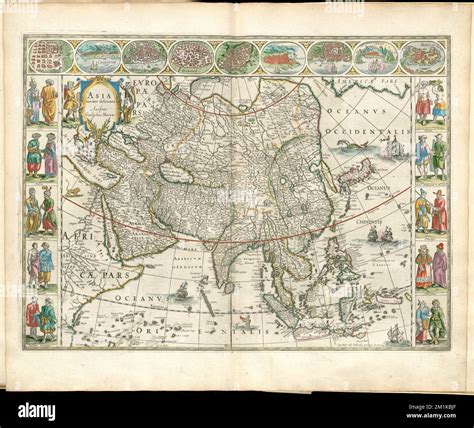 Asia noviter delineata , Asia, Maps, Early works to 1800 Norman B. Leventhal Map Center ... - map of asia in 1800