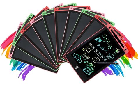 MONKEYTAIL LCD Writing Tablet Pad | Set of 10, 8.5 Inch | Birthday ...