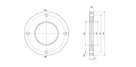 ISO-F Welding Flanges | 301269 | VACOM