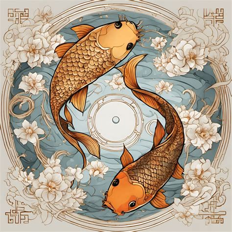 Yin Yang Koi Fish Symbol - AI Generated Artwork - NightCafe Creator